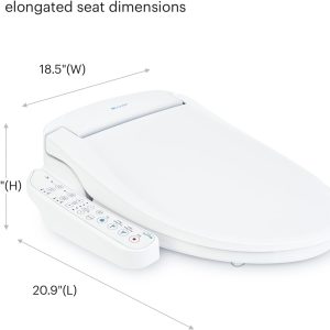 Electric Bidet Toilet Seat With Heated Seat, Oscillating